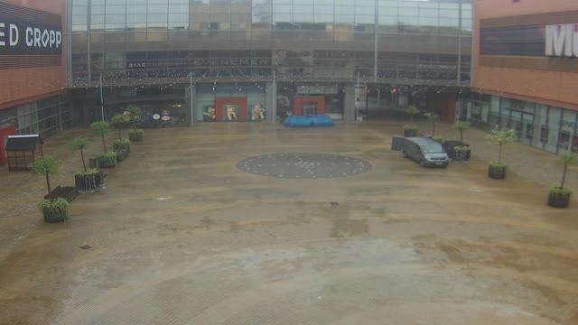 Millenium Hall square in Rzeszow, Poland