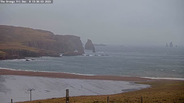 Drongs in Braewick, Shetland, UK