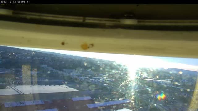 Peregrine falcon nest at the Rachel Carson State Office Building in Harrisburg, PA, USA (cam #2)