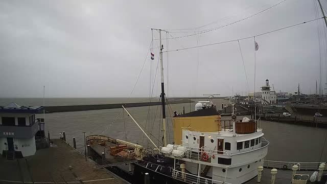 Noorderpier zone in Harlingen, Netherlands