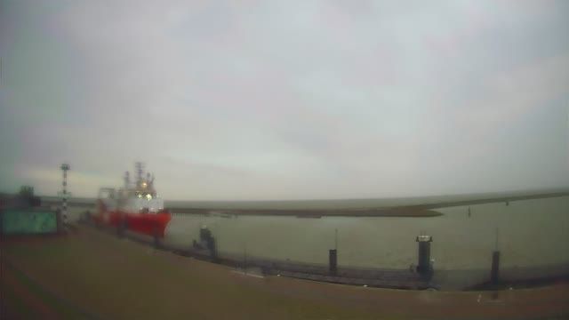 Zuiderpier zone in Harlingen, Netherlands